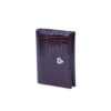 A Class Hakiki Deri Parlak Cüzdan 10,7x7,8x2 cm - Burgundy Red