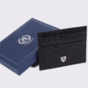 A Class Hakiki Deri Mix Kartlık 10X8,2 cm - Black