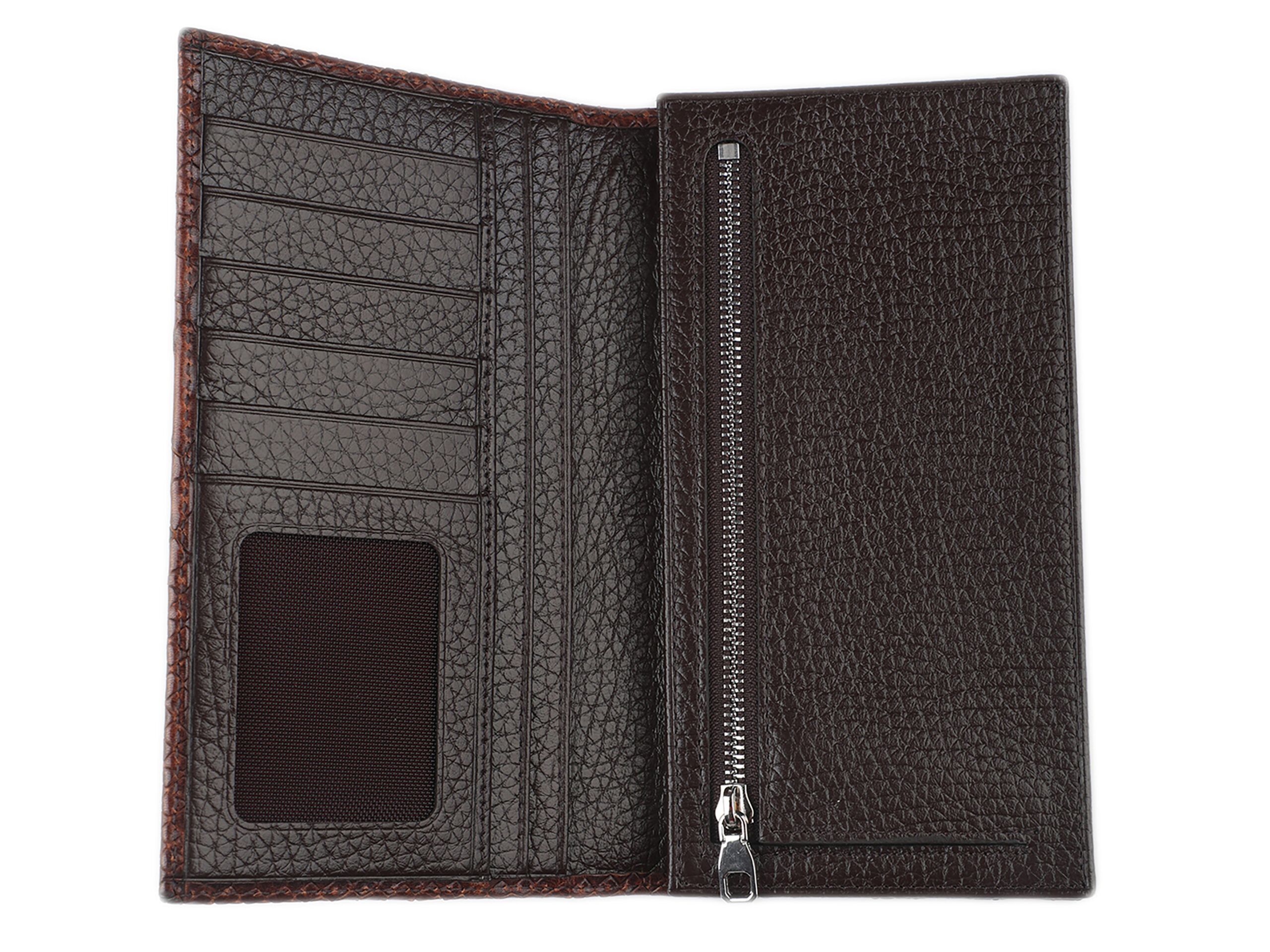 A Class Hakiki Deri Kahverengi Erkek Cüzdanı 17,8x10x2 cm - Image 3