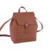 A Class Hakiki Deri Vizon Sırt Çantası 38X30X16 CM - Tan