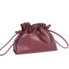 A Class Hakiki Deri 3 Farklı Şekilde Kullanılabilen Bayan Çantası 30x22x11 cm - Burgundy Red