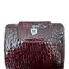 AClass Hakiki Deri Bayan Cüzdan 11,5x11x3 cm - Burgundy Red
